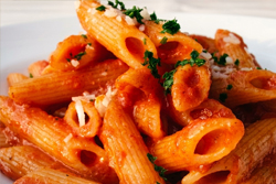 甘辛ペンネアラビアータ